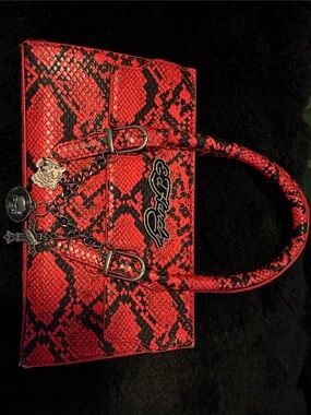 Snake Skin Ed Hardy Purse